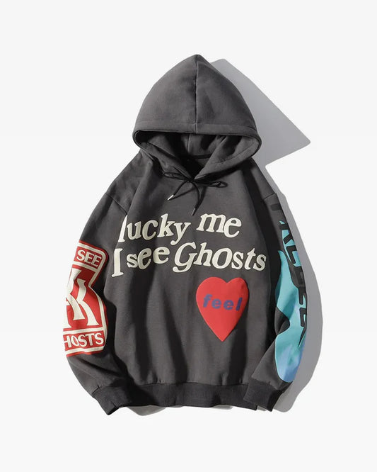 Lucky Me I See Ghosts Hoodie